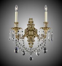 American Brass & Crystal WS2080-A-08G-ST - 2 Light Finisterra with draping Wall Sconce