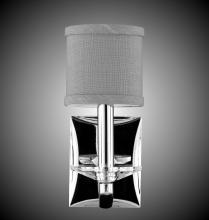 American Brass & Crystal WS5481-35S-ST-GL - 1 Light Kensington Wall Sconce with Shade