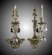 American Brass & Crystal WS9081-A-03G-ST - 1 Light Blairsden Wall Sconce