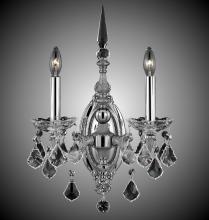 American Brass & Crystal WS9392-O-23S-ST - 2 Light Venetian Wall Sconce