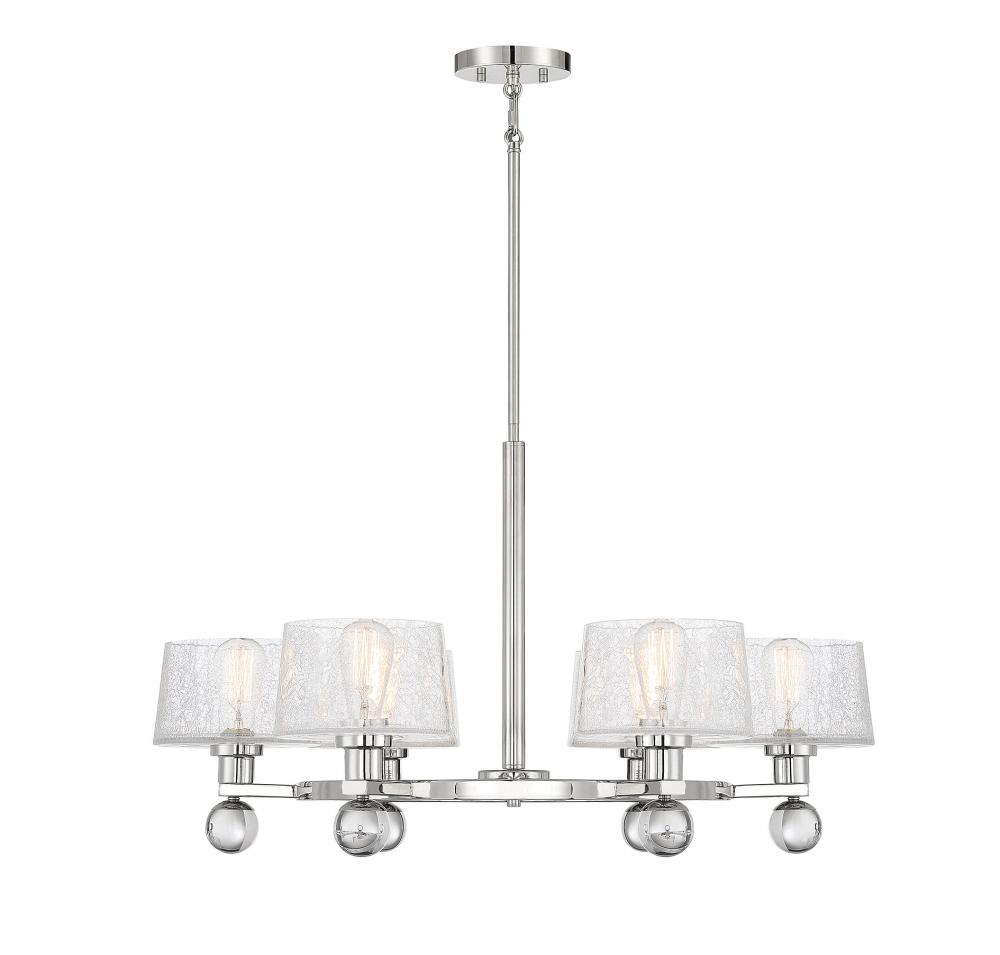 Hanover 6-Light Chandelier in  Polished Nickel