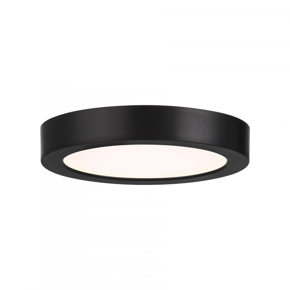 LED Flush Mount in Black