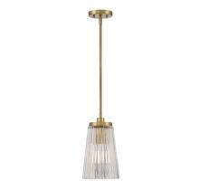 Savoy House 7-1742-1-322 - Chantilly 1-LightÂ Pendant in Warm Brass