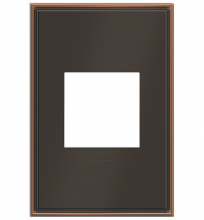 Legrand AWC1G2OB4 - adorne® Oil-Rubbed Bronze One-Gang Screwless Wall Plate