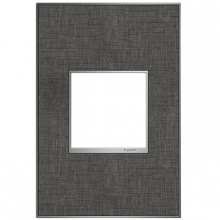 Legrand AWM1G2SL4 - adorne® Slate Linen One-Gang Screwless Wall Plate