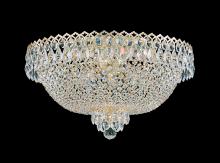 Schonbek 1870 2618-40O - Camelot 6 Light 120V Flush Mount in Polished Silver with Optic Crystal