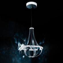 Schonbek 1870 SCE110DN-LW1S - Crystal Empire LED 27IN 3000K 120V Pendant in White Pass with Crystals from Swarovski®