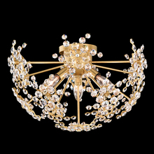 Schonbek 1870 DN1218N-22R - Esteracae 18IN 120V Flush Mount in Heirloom Gold with Radiance Crystal