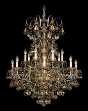 Schonbek 1870 3658-48H - New Orleans 14 Light 120V Chandelier in Antique Silver with Heritage Handcut Crystal