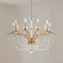 Schonbek 1870 BC7110N-51PBZ - Priscilla 10 Light 120V Chandelier in Black with Bronze Pearl