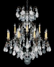 Schonbek 1870 3572-51AD - Renaissance Rock Crystal 13 Light 120V Chandelier in Black with Amethyst & Black Diamond Quartz Cr