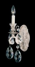 Schonbek 1870 3756-48 - Renaissance 1 Light 120V Wall Sconce in Antique Silver with Heritage Handcut Crystal