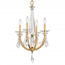 Schonbek 1870 S6704N-22R - Verona 4 Light 120V Chandelier in Heirloom Gold with Radiance Crystal