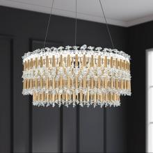 Schonbek 1870 S8124-51O - Tahitian 25in LED 3000K/3500K/4000K 120V-277V Pendant in Black with Clear Optic Crystal