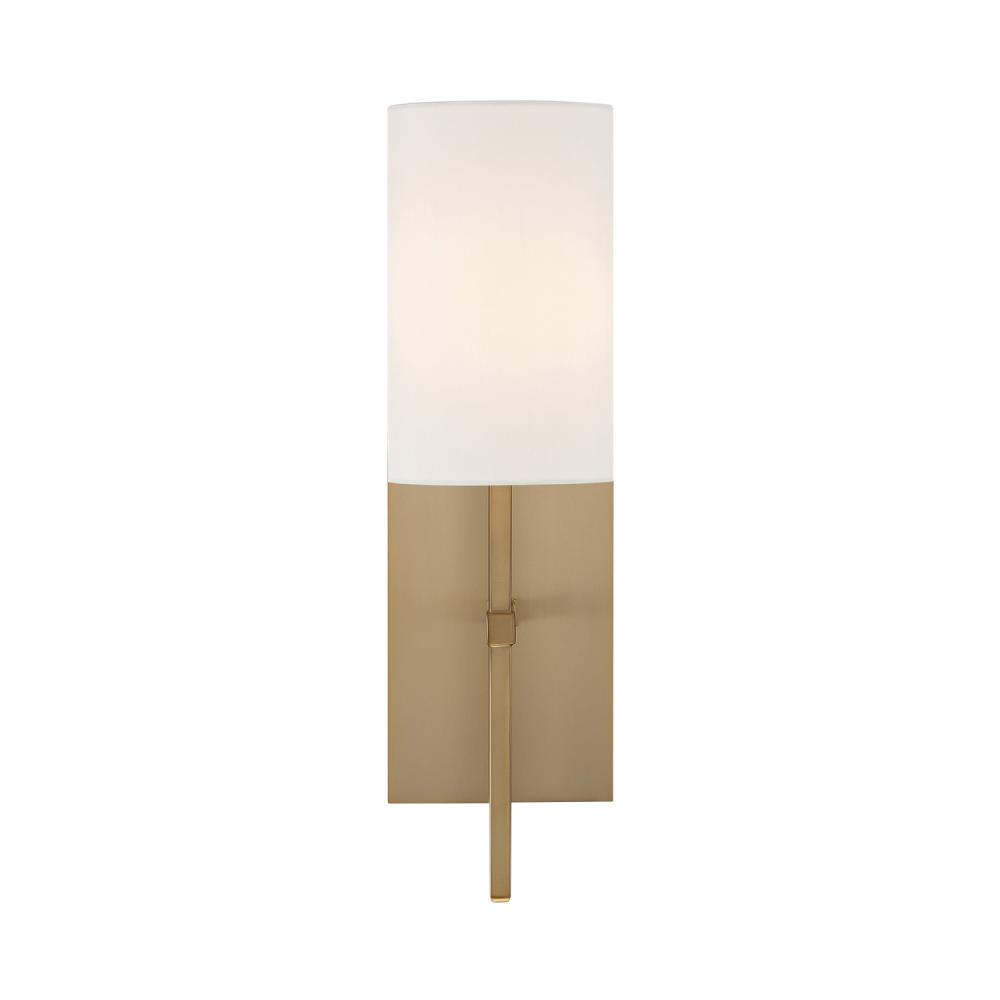 Veronica 1 Light Aged Brass Sconce