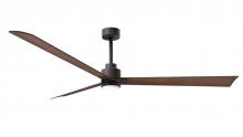 Matthews Fan Company AKLK-TB-WN-72 - Alessandra 3-blade transitional ceiling fan in textured bronze finish with walnut blades. Optimize