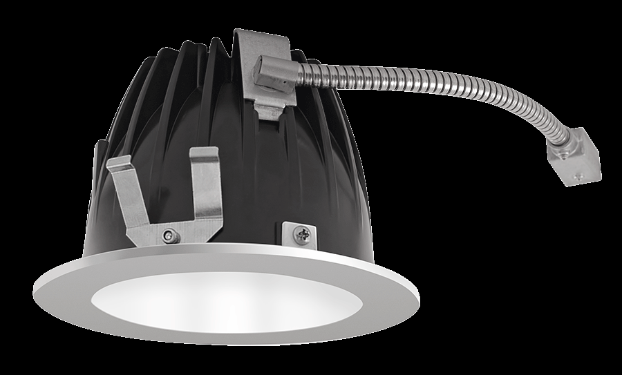 RECESSED DOWNLIGHTS 12 LUMENS NDLED4RD 4 INCH ROUND UNIVERSAL DIMMING 50 DEGREE BEAM SPREAD 3000K