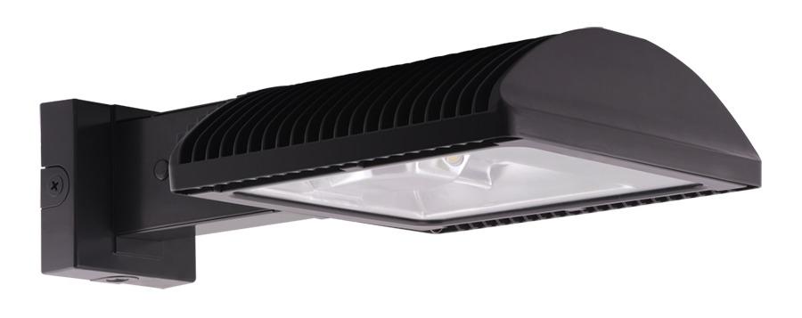 LPACK WALLPACK 52W COOL LED WITH LONG ARM WHITE