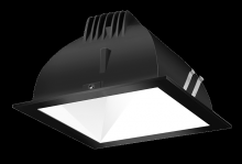 RAB Lighting NDLED4SD-80YY-W-B - RECESSED DOWNLIGHTS 12 LUMENS NDLED4SD 4 INCH SQUARE UNIVERSAL DIMMING 80 DEGREE BEAM SPREAD 2700K