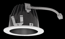 RAB Lighting NDLED4RD-80NHC-B-W - RECESSED DOWNLIGHTS 12 LUMENS NDLED4RD 4 INCH ROUND UNIVERSAL DIMMING 80 DEGREE BEAM SPREAD 4000K