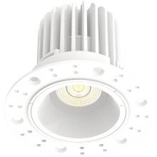 RAB Lighting R2TL - TRIMLESS 2IN ROUND TRIAC 9W 550LM CRI90 5CCT 38D WHITE SMOOTH