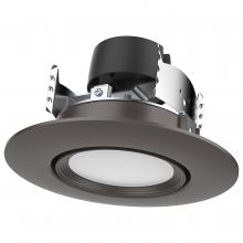 Satco Products Inc. S11856 - 7.5 Watt; LED Retrofit Downlight; Gimbaled; 120 Volt; CCT Selectable; Bronze Finish