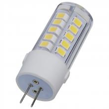 Satco Products Inc. S12315 - 4.5 Watt T6 LED; Clear Finish; Bi Pin G4 Base; 5000K; 12 Volt