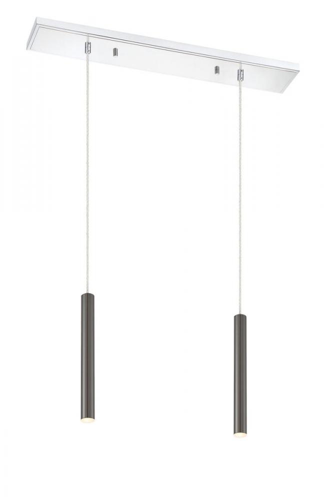 2 Light Linear Chandelier