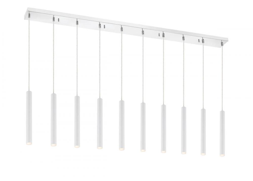 10 Light Linear Chandelier