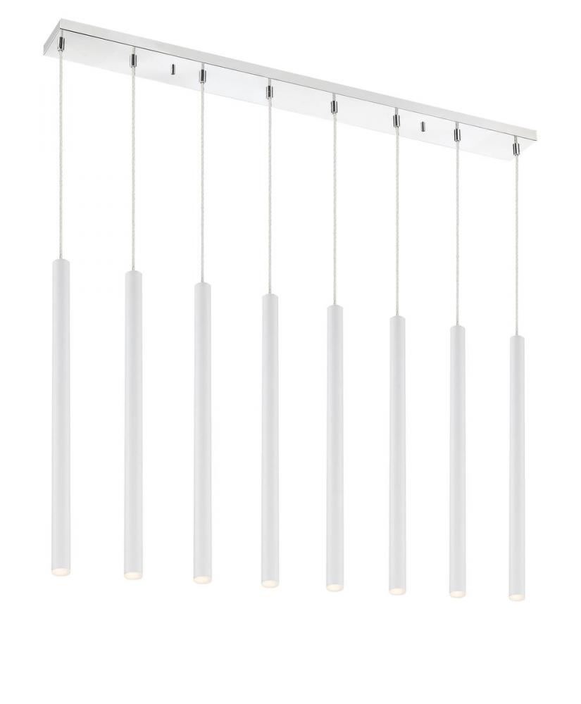 8 Light Linear Chandelier