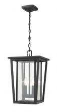 Z-Lite 571CHB-BK - 2 Light Outdoor Chain Mount Ceiling Fixture