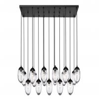 Z-Lite 651P-17L-MB - 17 Light Linear Chandelier