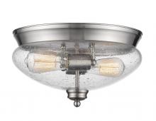 Z-Lite 722F2-BN - 2 Light Flush Mount