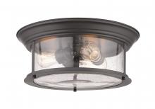 Z-Lite 727F16-BRZ - 3 Light Flush Mount