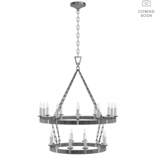 Visual Comfort & Co. Signature Collection CHC 5878AI/NRT - Darlana Medium Two Tier Chandelier