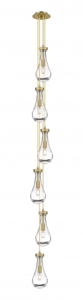 Owego - 6 Light - 7 inch - Brushed Champagne Bronze - Multi Pendant