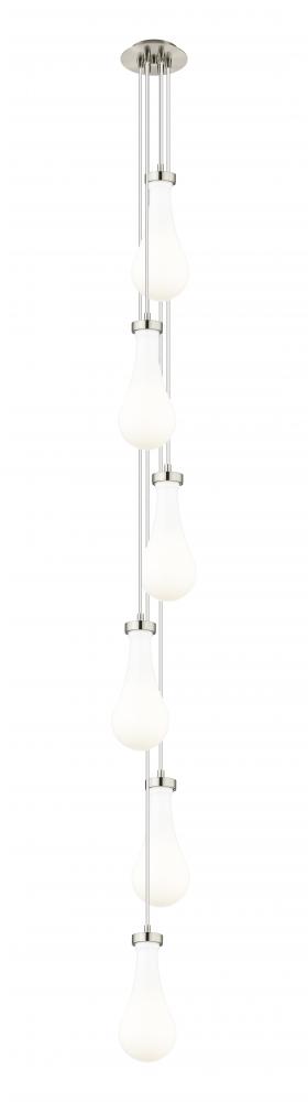 Owego - 6 Light - 7 inch - Brushed Satin Nickel - Multi Pendant