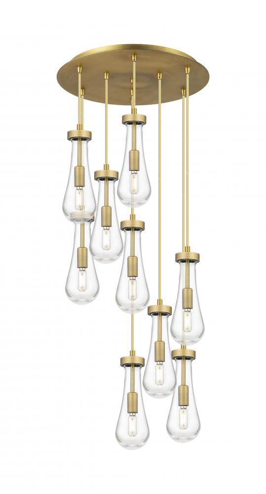 Owego - 9 Light - 19 inch - Brushed Champagne Bronze - Multi Pendant