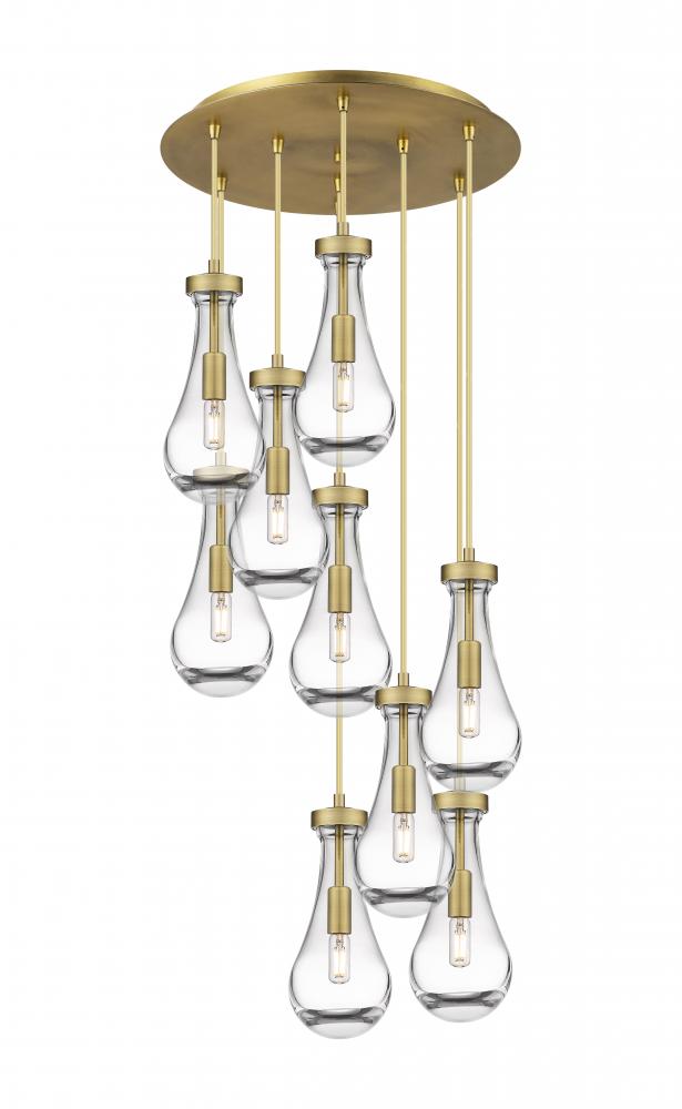 Owego - 9 Light - 19 inch - Brushed Champagne Bronze - Multi Pendant