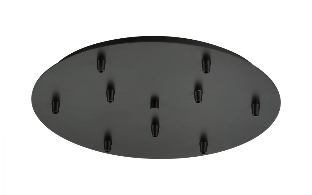 9 Light Round Multi Port Canopy