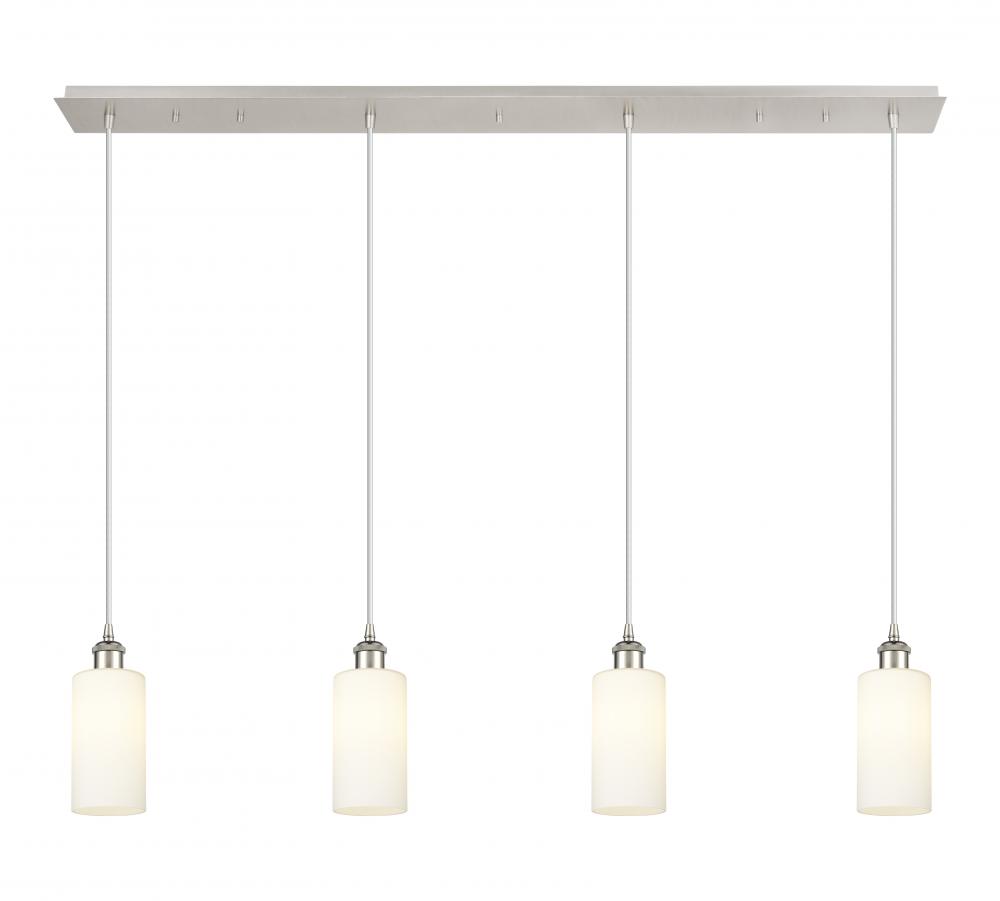 Crown Point - 4 Light - 49 inch - Polished Nickel - Linear Pendant