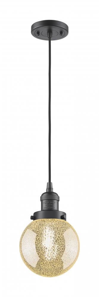 Beacon - 1 Light - 6 inch - Oil Rubbed Bronze - Cord hung - Mini Pendant