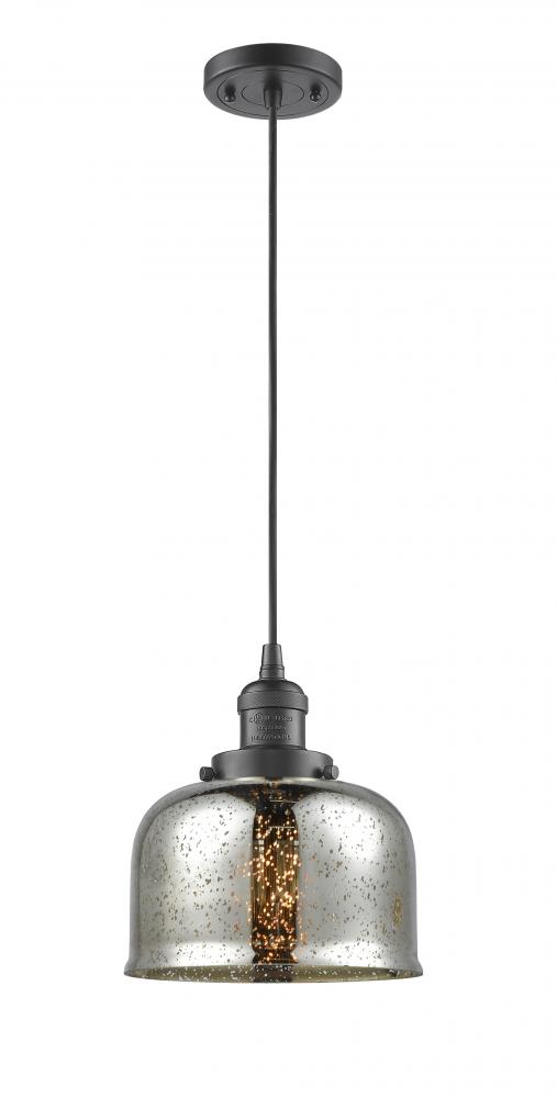 Bell - 1 Light - 8 inch - Oil Rubbed Bronze - Cord hung - Mini Pendant