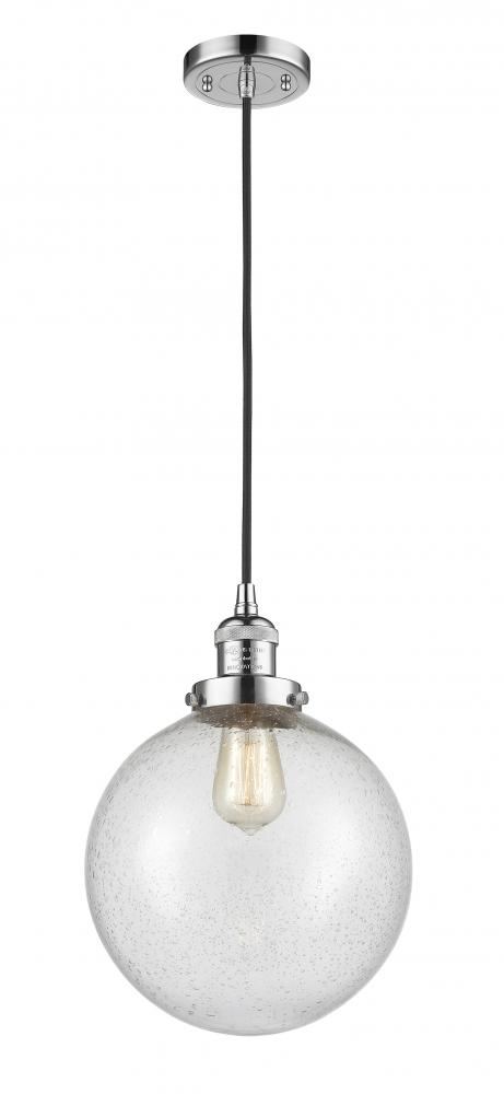 Beacon - 1 Light - 10 inch - Polished Chrome - Cord hung - Mini Pendant