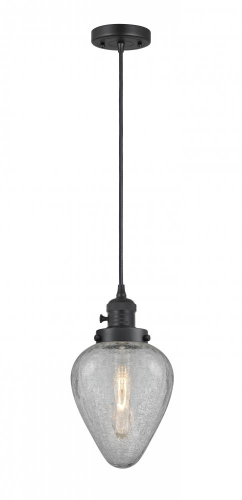 Geneseo - 1 Light - 7 inch - Matte Black - Cord hung - Mini Pendant