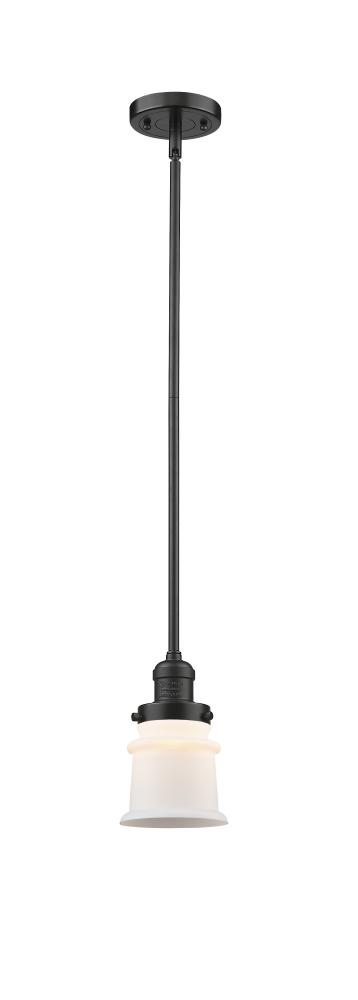 Canton - 1 Light - 5 inch - Oil Rubbed Bronze - Stem Hung - Mini Pendant