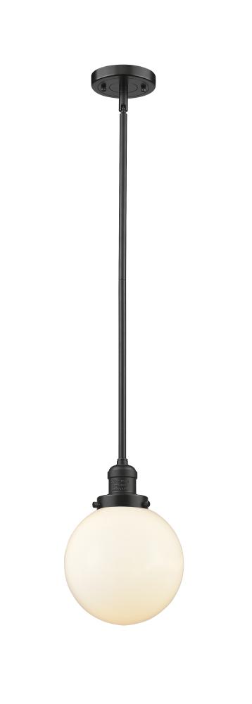 Beacon - 1 Light - 8 inch - Oil Rubbed Bronze - Stem Hung - Mini Pendant