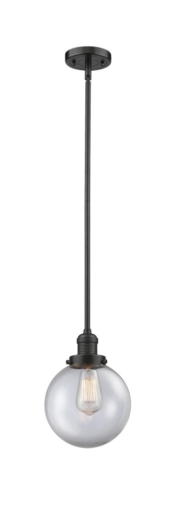 Beacon - 1 Light - 8 inch - Oil Rubbed Bronze - Stem Hung - Mini Pendant