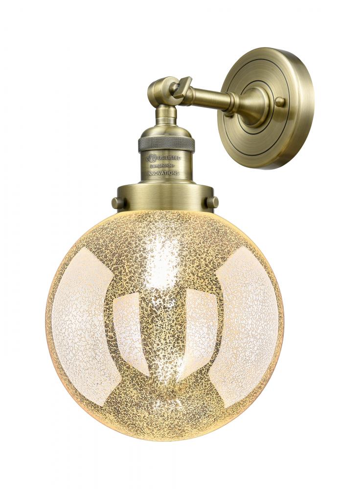 Beacon - 1 Light - 8 inch - Antique Brass - Sconce