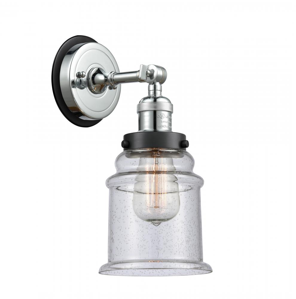 Canton - 1 Light - 7 inch - Polished Chrome - Sconce